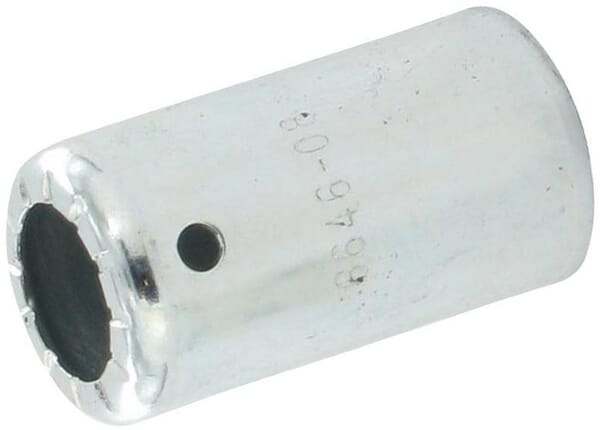 White Ferrule For Air Conditioning Hose Diameter 18X35mm Dn12 Steel / Zinc-Plated / Passivated Kl070705