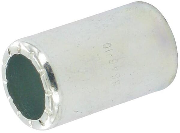 White Ferrule For Air Conditioning Hose Diameter 20X35mm Dn15.5 Steel / Zinc-Plated / Passivated Kl070706