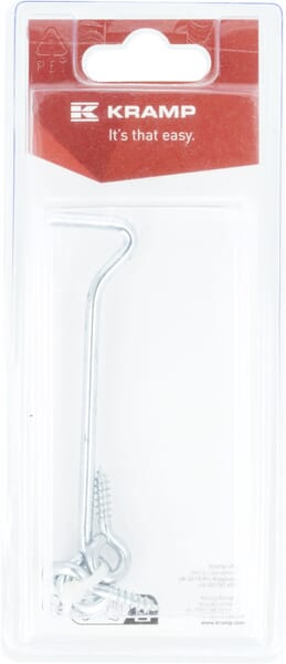 Kramp Gate Hook 100Mm - Diameter 4Mm (1) Krgh100p01b