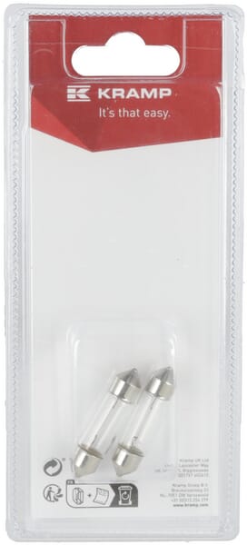 Kramp Bulb 12V X 5W, Sv8.5 (2) Krgl1221p02b