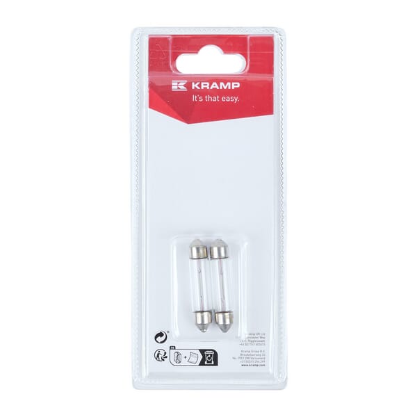 Kramp Bulb 12V X 5W, Sv8.5 (2) Krgl12225p02b