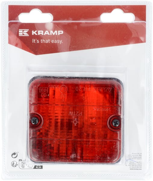 Kramp Rear Fog Lamp 87X77x52mm (1) Krla20000p01b
