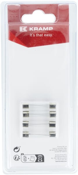 Kramp Fuse 20A X 32Mm, Glass (4) Krsi23518p04b