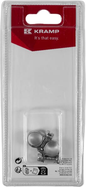 Kramp Hose Clamp 9Mm - 11Mm (2) Krsmsm11p02b