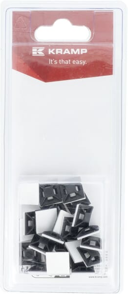 Kramp Cable Tie Mounting 2.5Mm (25) Krtrpz25p25b