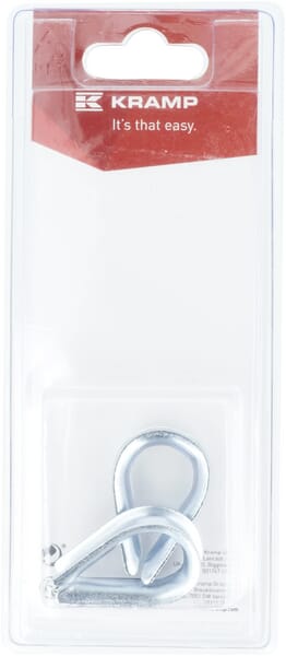 Kramp Wire Rope Thimble Diameter 6Mm - 25X18mm (2) Krwt06p02b