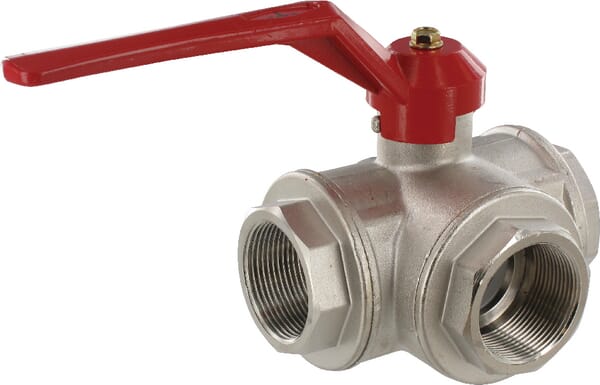 Unbranded Ball valve T 11/2" IT/IT 3-way KS3112T