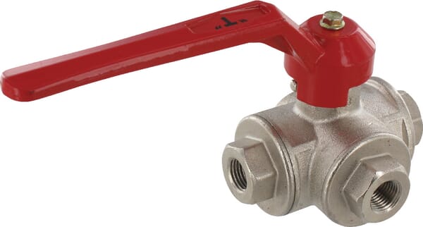 Unbranded Ball valve T 1/4" IT/IT 3-way KS314T