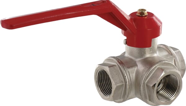 Unbranded Ball valve T 1" IT/IT 3-way KS31T