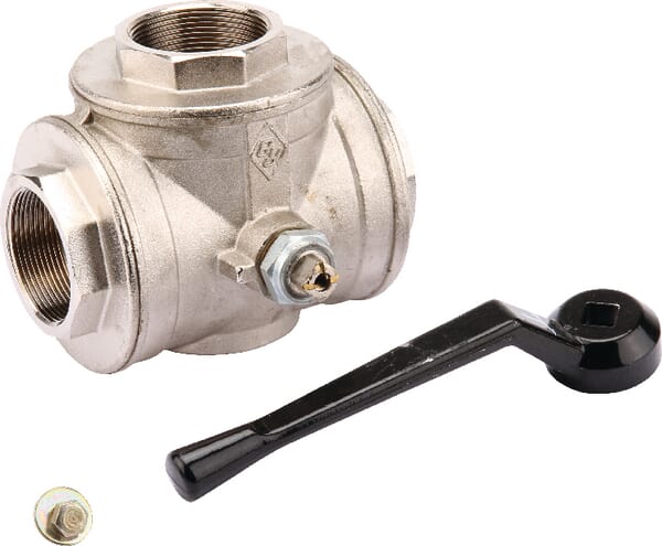 Unbranded Ball valve T 2" IT/IT 3-way KS32T