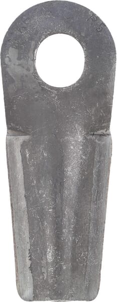 Kverneland / Taarup Mower Blade Lh/Rh 127X50x4mm Oval Bore 23.0X20.8mm Suitable For Taarup 25 Pack Kt5611030001