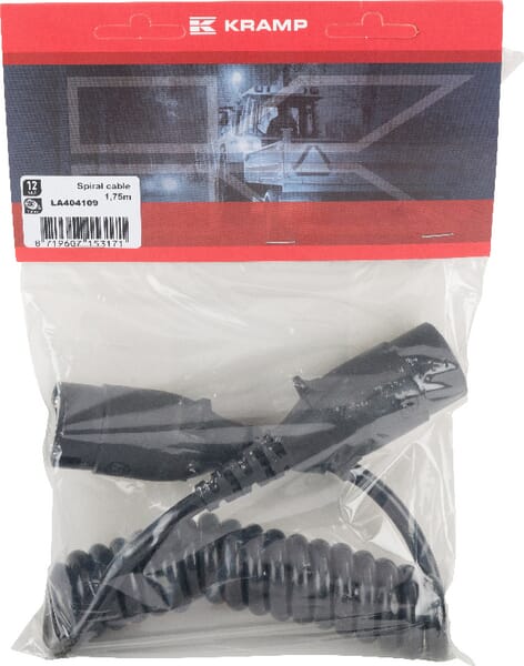 Kramp Spiral Cabel 12V/7Pin 1,75 M La404109