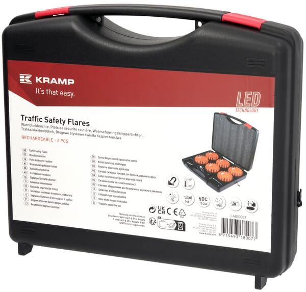 Kramp Light Traffic Flare Emergency Warning Set La800021