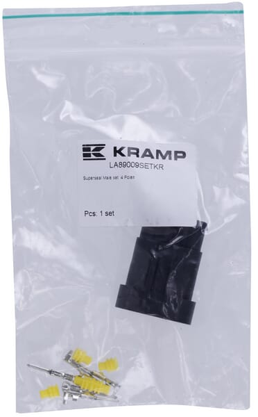 Kramp Men's Set Of Superseal 4 Pin Connectors Plug La89009setkr