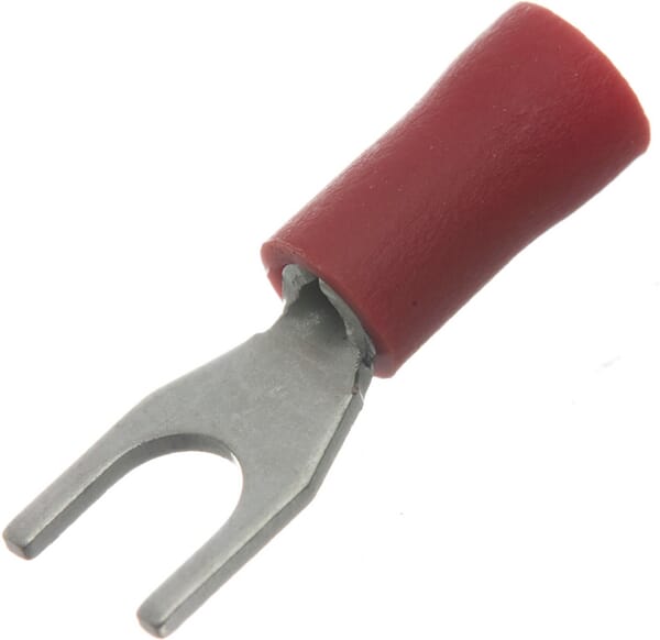 Kramp Red Fork Terminal, 0.5-1Mm² Diameter 4.3Mm (100X) La9180ckr