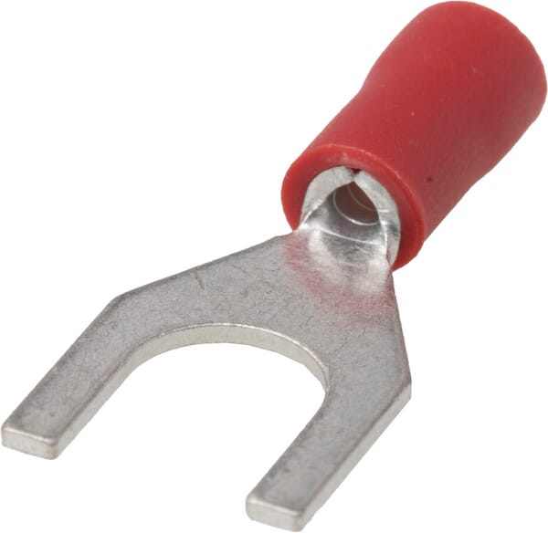 Kramp Red Fork Terminal, 0.5-1Mm² Diameter 6.4Mm (100X) La9190ckr