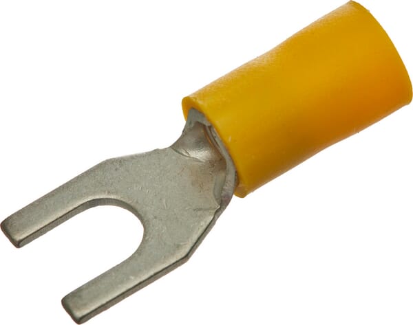 Kramp Yellow Fork Terminal, 4-6Mm² Diameter 5.3Mm (50X) La9205ckr