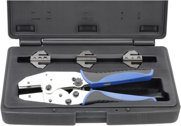 Kramp 9" Crimping pliers for aluminium and steel with 3 clamp dies LAT2001ASS1KR