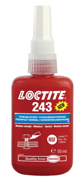 Loctite Threadlock 243 50Ml, Lc1335884