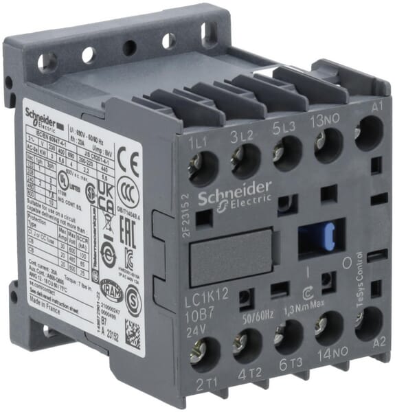 Schneider-Electric Contacter 12A 5,5Kw Lc1k1210b7