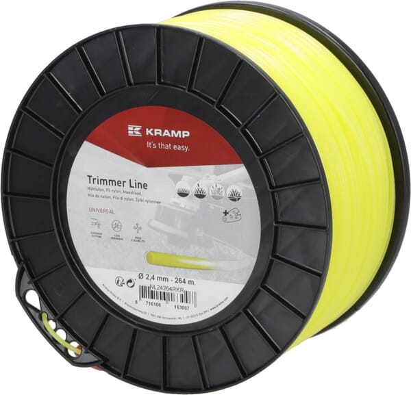 Kramp Yellow Trimmer Line Diameter 2.4Mm 264M Round Nl24264rkr