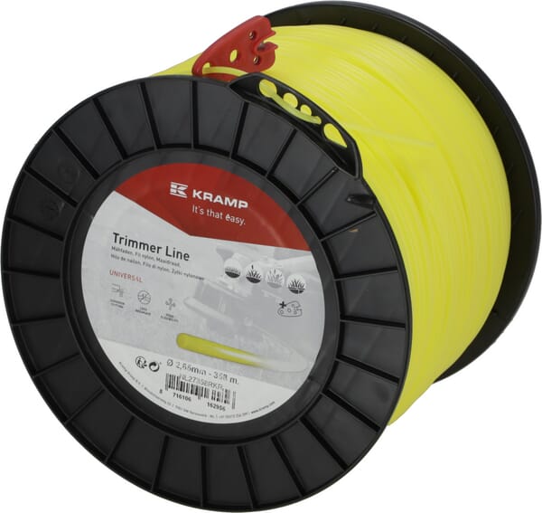 Kramp Yellow Trimmer Line Diameter 2.65Mm 358M Round Nl27358rkr