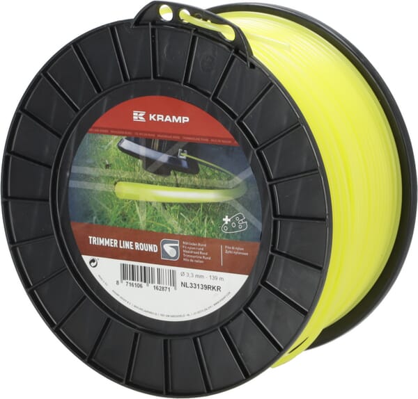 Kramp Yellow Trimmer Line Diameter 3.3Mm 139M Round Nl33139rkr