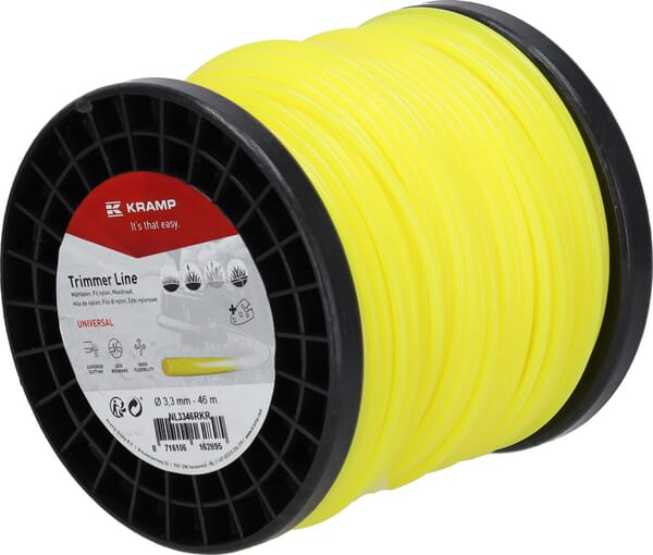 Kramp Yellow Trimmer Line Diameter 3.3Mm 46M Round Nl3346rkr
