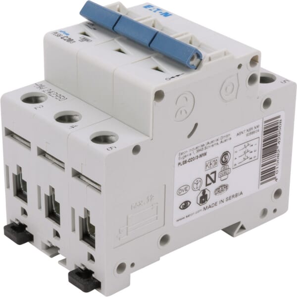 Eaton Miniature Circuit-Br.20a.3p,C Pls6c203