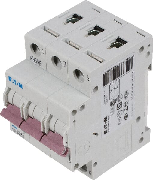 Eaton Miniature Circuit Breaker 32A.3p,C Pls6c323