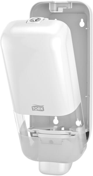 Tork White Soap And Sanitizer Dispenser S4 Pm564500