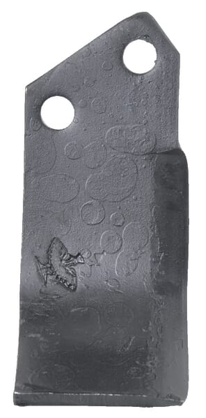 Rotovator blade LH 120x55x50mm 5mm thick suitable for Comeb