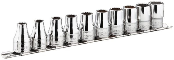 Facom Socket Set 9Pc 1/2Mm Rack S41e