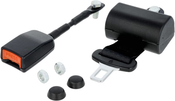 Kramp Retracting black seat belt 2 points SB2000332