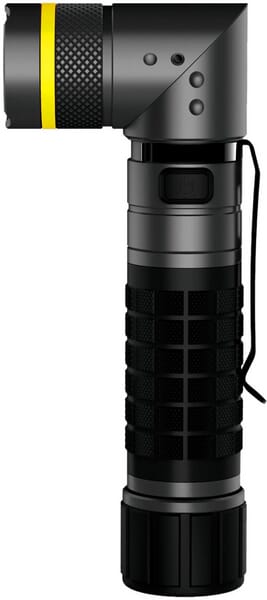 Battery LED torch and UV-light in one