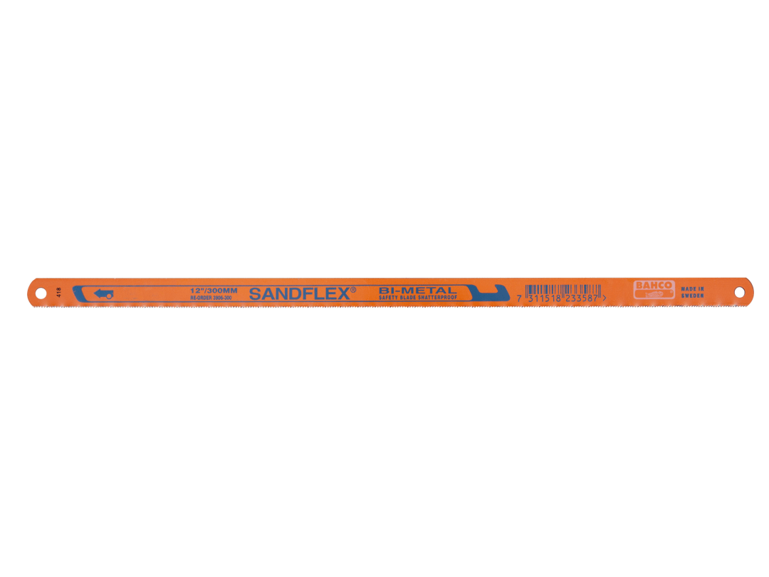 Bahco Sandflex 3906 Hacksaw Blades 300Mm X 32 Tpi (Pack 2) 3906-300-32-2P