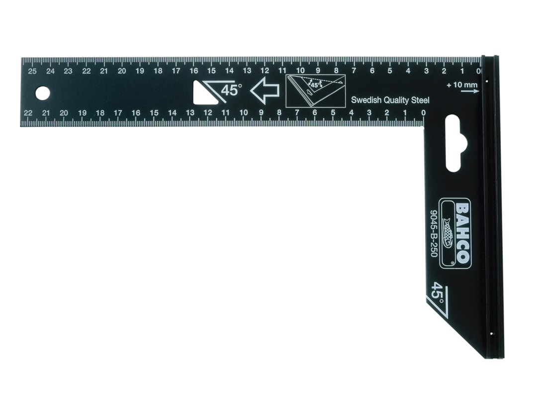 Bahco Black B Series Try Square 200Mm 9045-B-200