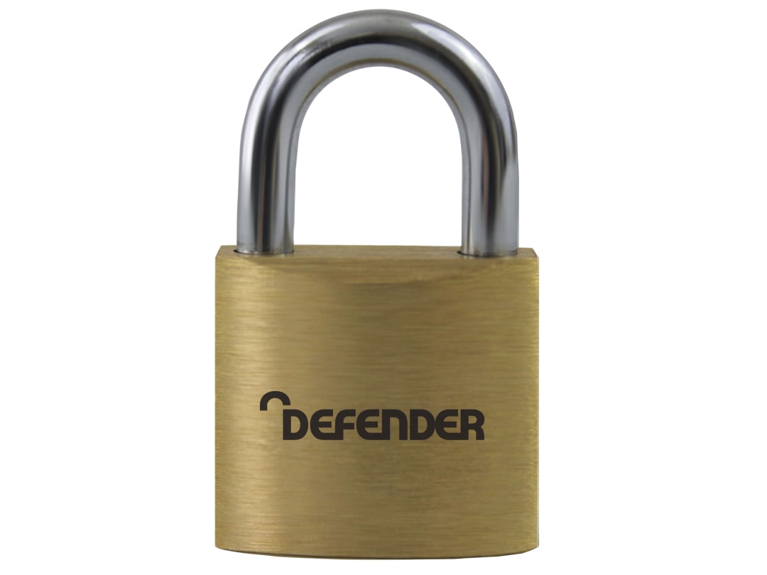 Defender Padlock Brass 30Mm Dfbp3