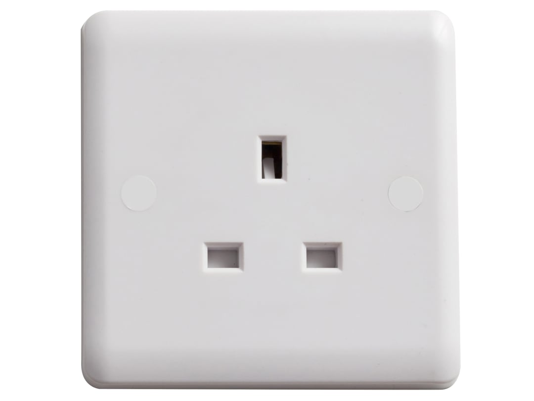 Deta Vimark 1-Gang 13A Unswitched Socket Vc1206