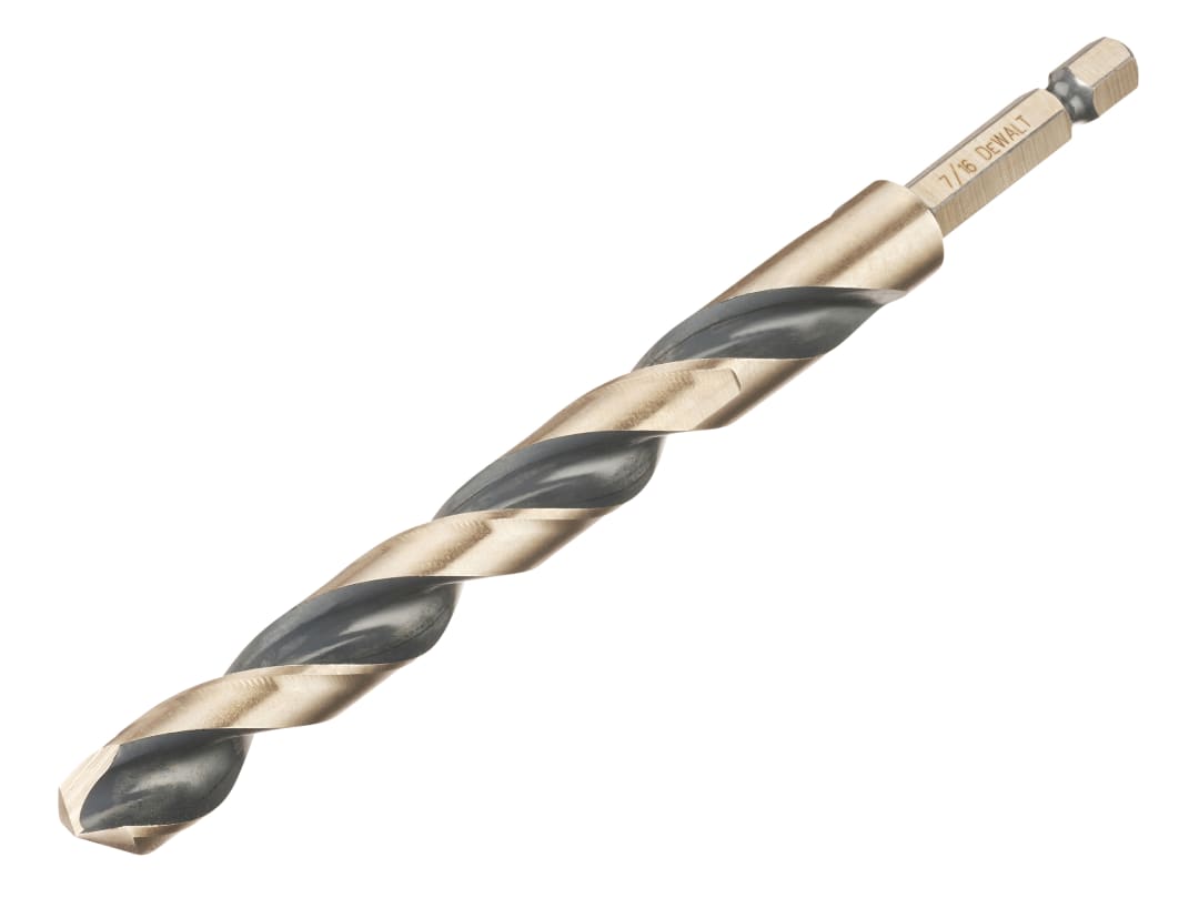 Dewalt Power Tools Black/Gold Dewalt & Hex Hss-G Drill Bit 11.0Mm Dt20617-Qz
