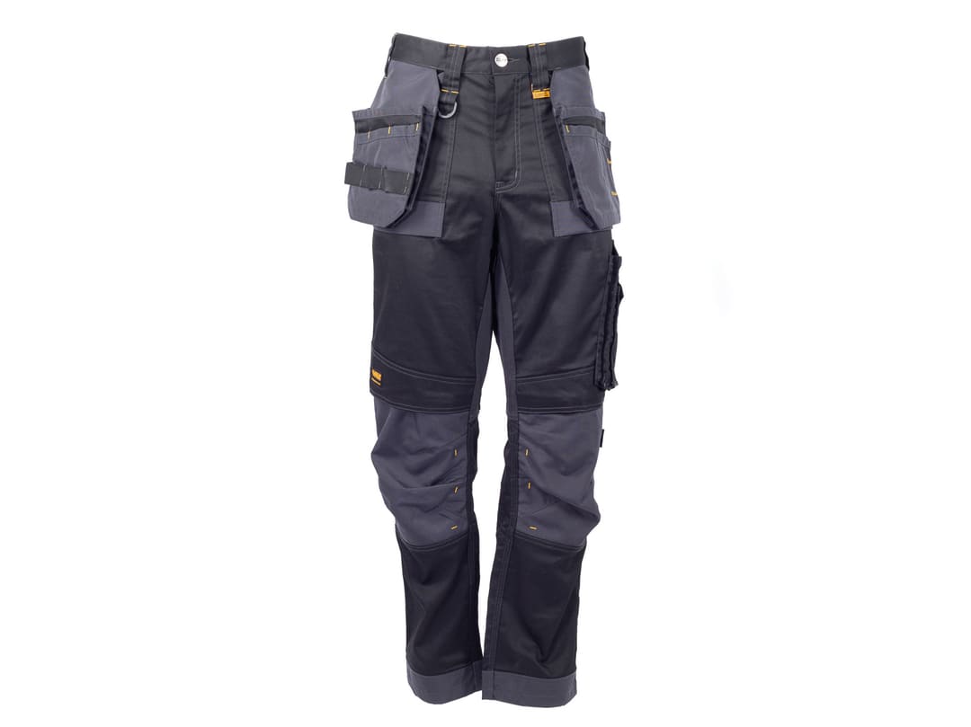 Dewalt Power Tools Black Dewalt Harrison Pro Stretch Trousers 36In Waist 29In Leg Harrison Trouser 36W 29L