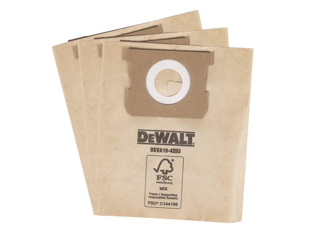Dewalt Vacuum Dewalt Dxva19-4203 Dust Bag (3 Pack) Dxva19-4203