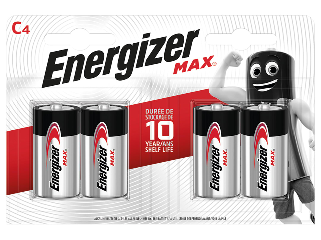 Energizer® Energizer Max Alkaline Battery C X 4 S15274