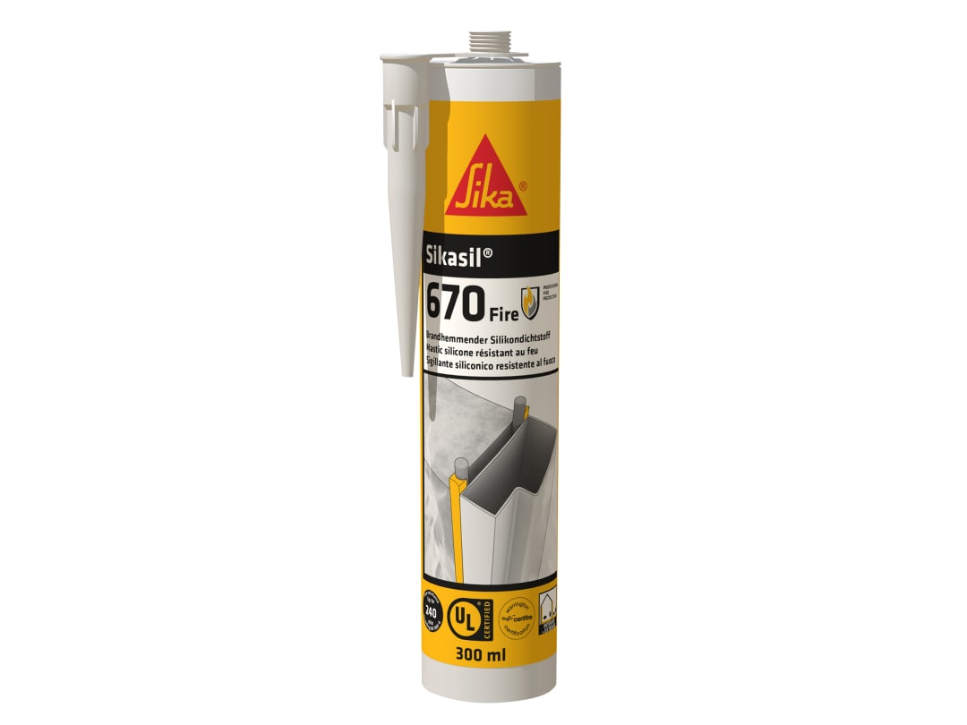 Everbuild Sika Grey Sikacryl-620 Fire Resistant Acrylic Sealant 600Ml 835257