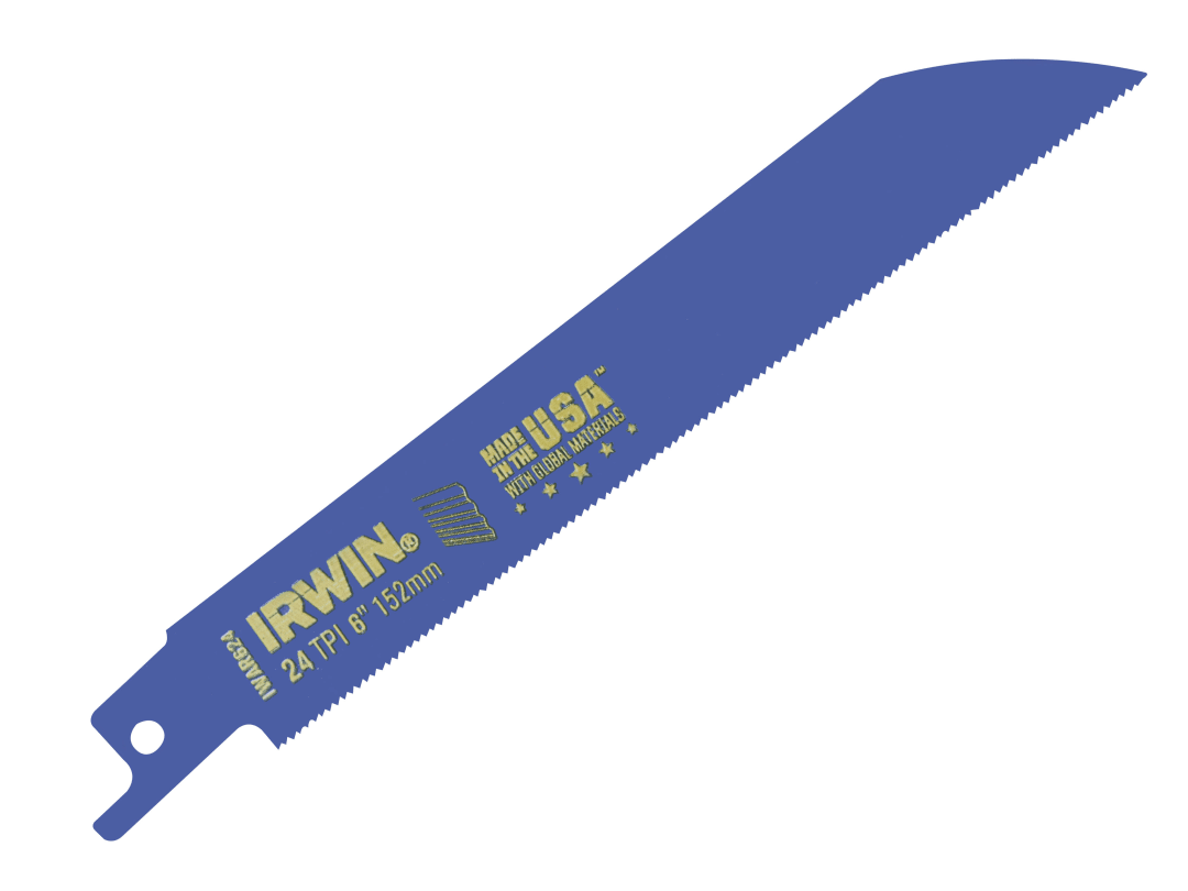 Irwin® Irwin 624R Sabre Saw Blade Metal Cutting 150 Mm 24 Tpi (Pack 2) 10506425