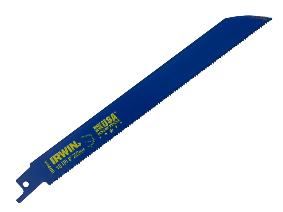 Irwin® Irwin 818R Sabre Saw Blade Metal Cutting 200Mm 18 Tpi (Pack 2) 10506426