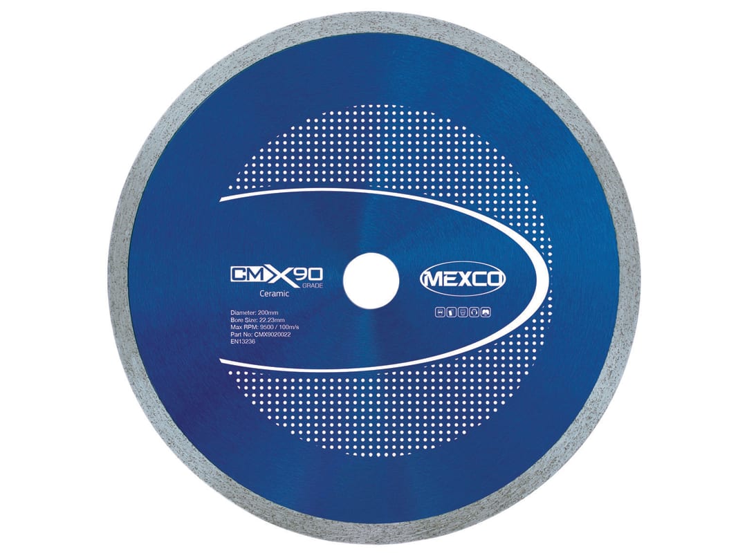 Mexco X90 Ceramic Diamond Blade 200 X 22.23Mm Cmx9020022