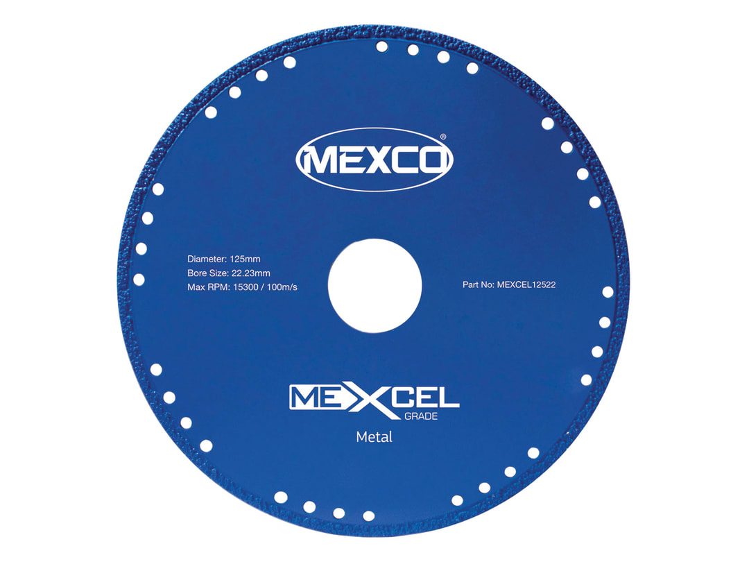 Mexco Xcel Grade Metal Cut Diamond Blade 125 X 22 Mm Mexcel12522