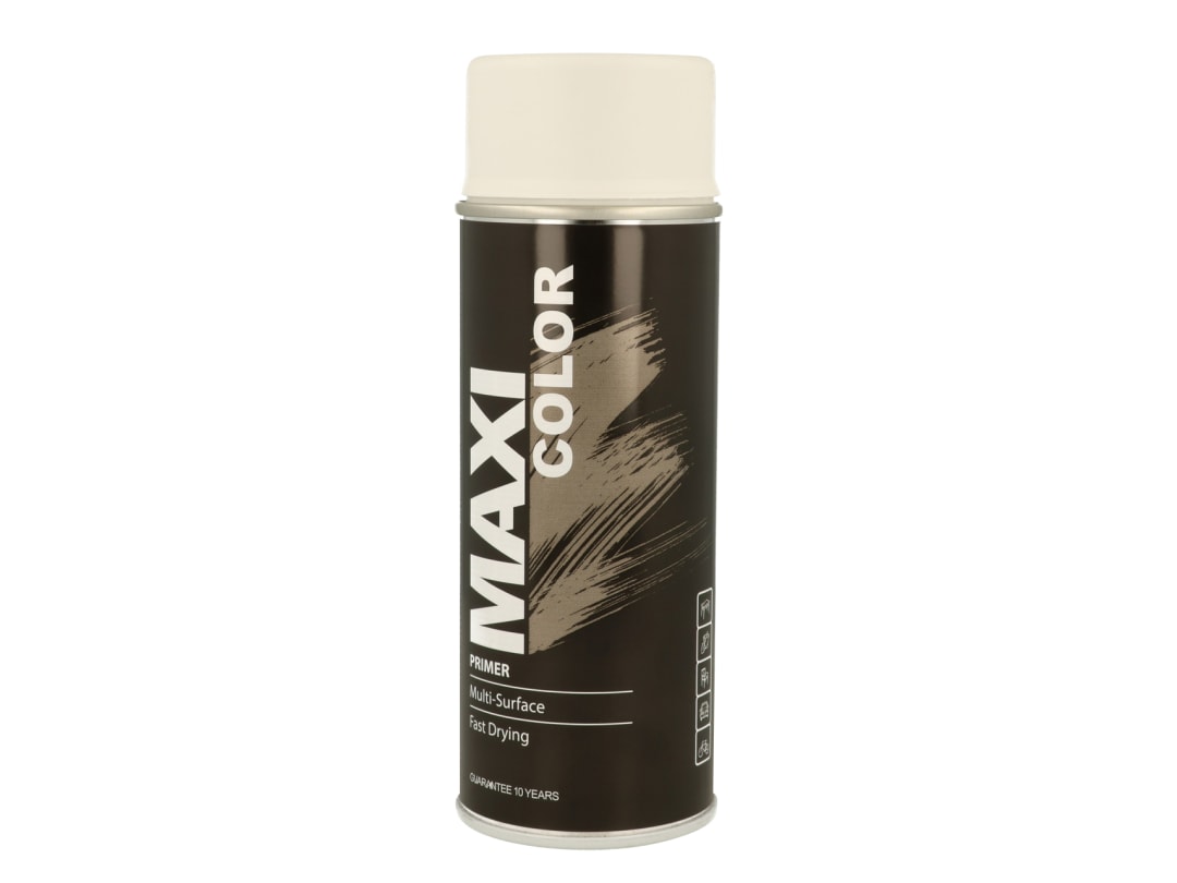 Maxicolor White Spray Paint Primer 400Ml Mx0002