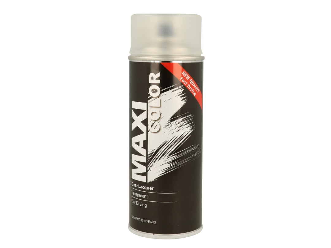 Maxicolor Spray Lacquer Matt Clear 400Ml Mx0006